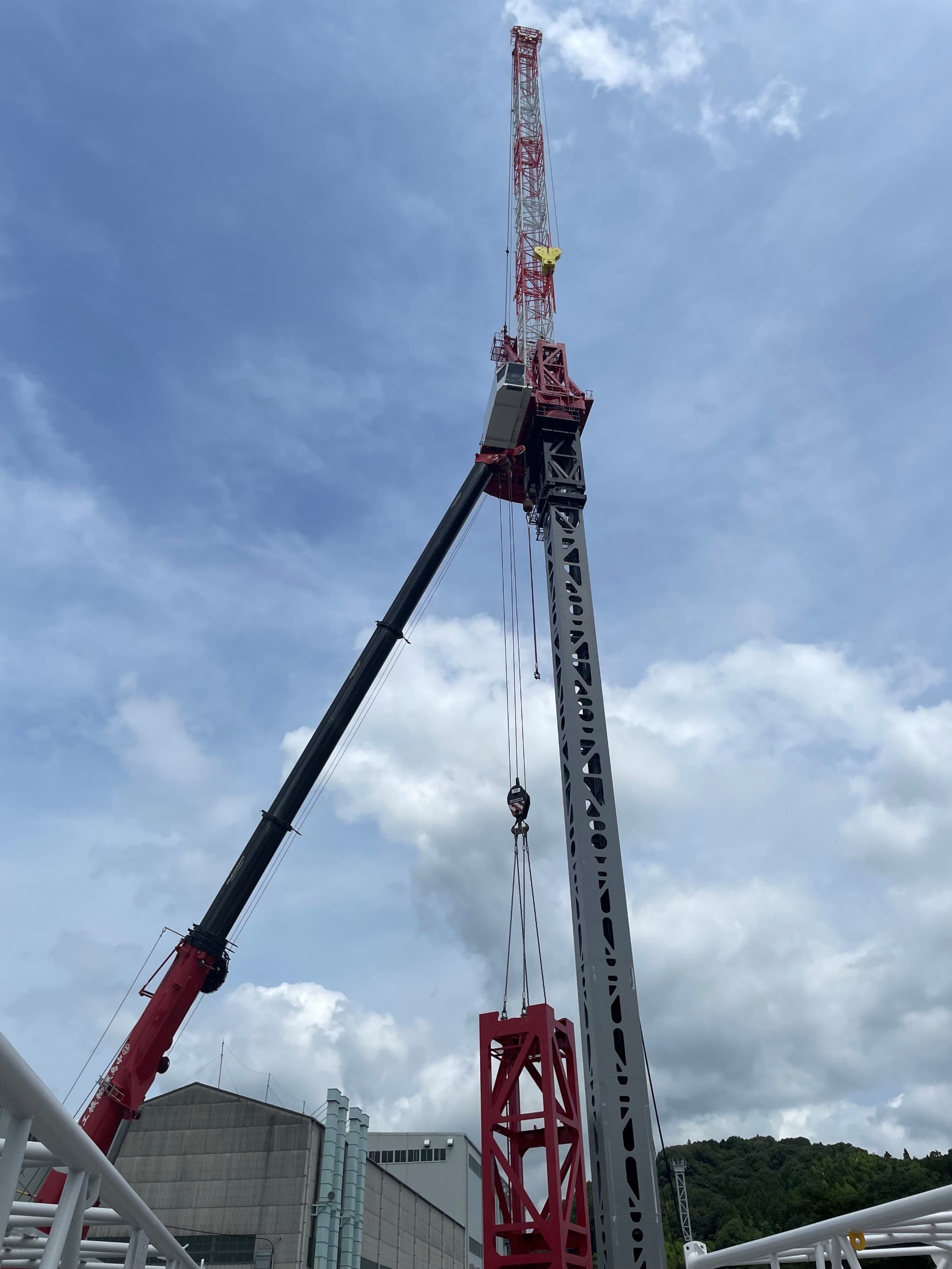 風車用クレーン組立工事〈クライミング〉の画像