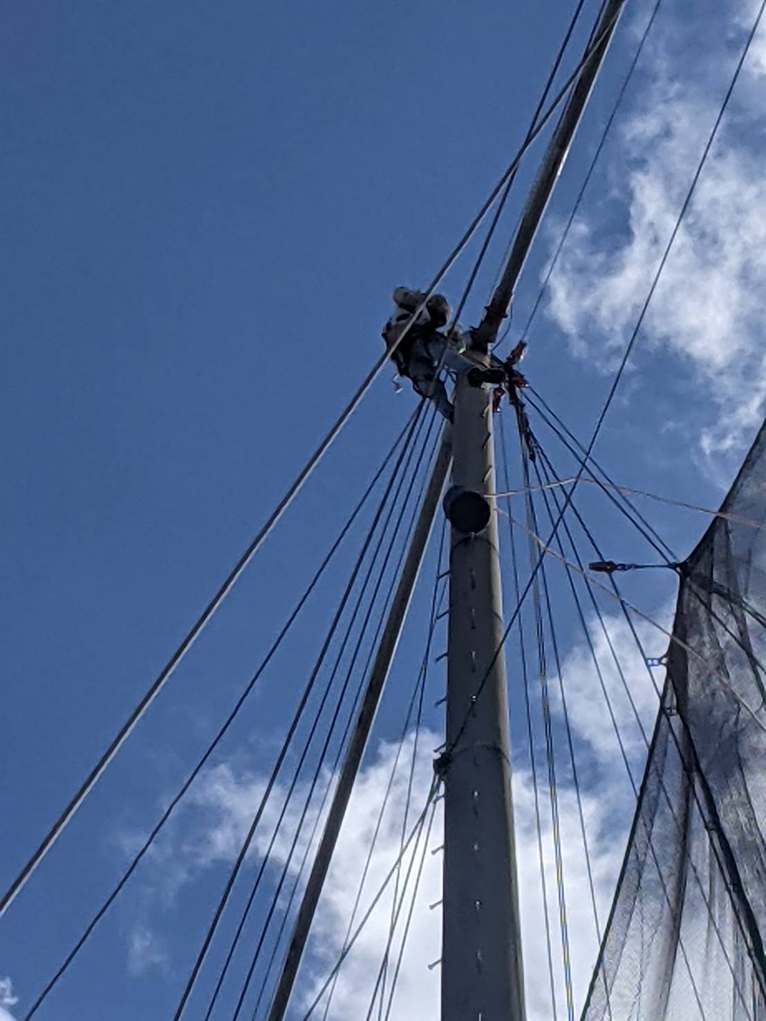 鉄塔補修の画像